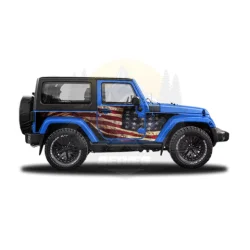 Panele Ochronne 1flagUSA Jeep Wrangler JK 2D - wielokrotnego użytku